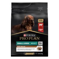 PRO PLAN  DUO DELICE 2,5 кг сухой корм для взрослых собак мелких и карликовых пород, с высоким содержанием говядины 