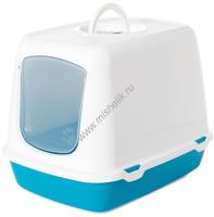SAVIC OSCAR туалет для кошек белый голубой 
