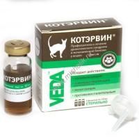 VEDA ФИТОДИЕТА КОТЭРВИН 3 фл 10 мл для профилактики и лечения урологического синдрома и мочекаменной болезни у кошек
