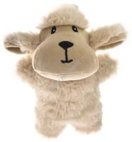HOMEPET 14х11 см игрушка для собак овечка плюш с пищалкой