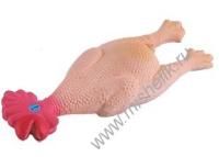 HOMEPET 24 см игрушка для собак петух с пищалкой латекс