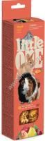 LITTLE ONE 2х60 г палочки для морских свинок, кроликов и шиншилл с фруктами 