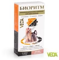 VEDA БИОРИТМ 24 г дополнительный функциональный витаминно-минеральный корм для собак малых размеров 1x5