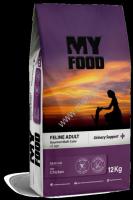 Myfood Feline Adult Gourmet Multi-Color Multi-Cat with Chicken 12 кг сухой корм для кошек с курицей
