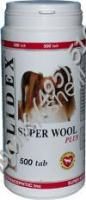 POLIDEX Super Wool 500 таб супер вул плюс для собак улучшает состояние и стимулирует рост шерсти защищает от сухости кожи и появления перхоти 1х8