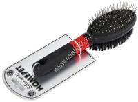 HOMEPET SILVER SERIES 23 см х 6,5 см расческа-щетка двухсторонняя