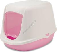 SAVIC DUCHESSE туалет для кошек закрытый белый розовый 