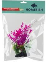 HOMEFISH 15 см Лоропеталум растение для аквариума пластиковое с грузом