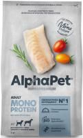 ALPHAPET SUPERPREMIUM MONOPROTEIN 2 кг сухой корм для взрослых собак средних и крупных пород из белой рыбы