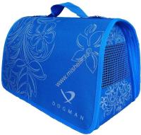DOGMAN Лира №1 35х23х22 см сумка-переноска цвет василек 