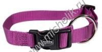 NOBBY CLASSIC длина 50-65 см ширина 25 мм ошейник для собак нейлон малиновый 1х120