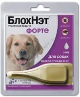 АСТРАФАРМ БЛОХНЭТ ФОРТЕ от 20 до 30 кг капли на холку для собак 1х10