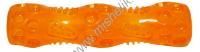 HOMEPET TPR 17,5 см игрушка для собак палочка с пищалкой оранжевая