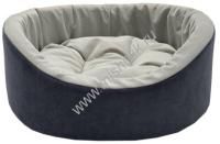 HOMEPET Catania №1 43 см х 38 см х 15 см лежак серо-белый для домашних животных