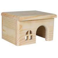 Домик для хомяка, 15х12х15см, дерево
