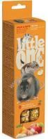 LITTLE ONE 2х60 г палочки для хомяков, крыс, мышей и песчанок с фруктами и орехами 