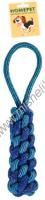 HOMEPET SEASIDE 36 см игрушка для собак плетенка из каната сине-голубая