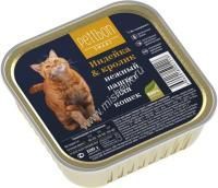 Petibon Smart 100 г консервы для кошек паштет с индейкой и кроликом 