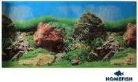 HOMEFISH Долина камней 30 см х 1500 см фон для аквариума