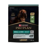 PRO PLAN 700 г сухой корм для взрослых собак мелких и карликовых пород с чувствительным пищеварением, с высоким содержанием ягненка 