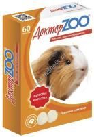ДОКТОР ZOO 60 шт мультивитаминное лакомство с биотином и витамином С для морских свинок 