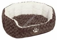 NOBBY NEIKU 65 см х 57 см х 22 см лежак мягкий коричневый белый 