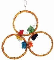 FAUNA INT 32 см х 32 см игрушка для птиц качели для птиц бамбук