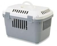 SAVIC DISCOVERY 1 48,5х33х31,5 см переноска пластиковая белая-серая