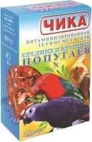 Чика 400 г корм для крупных и средних попугаев 