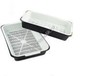 ДАРЭЛЛ CLASSIC 40х26х6,5 см туалет для кошек черный с белой сеткой