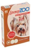 ДОКТОР ZOO 90 шт мультивитаминное лакомство со вкусом копченостей для собак 