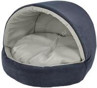 HOMEPET Catania №1 38 см х 35 см х 27 см домик эстрада серо-белый для домашних животных