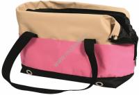 NOBBY SALTA 40 см х 22 см х 28 см переноска-сумка бежевая розовая 1х20