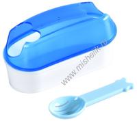 HOMEPET 14,5 см х 7 см х 7 см купалка для мелких грызунов пластиковая с совком