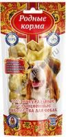 РОДНЫЕ КОРМА Традиционные 80 г лакомство для собак хрустики говяжьи