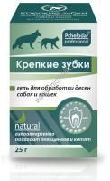 ПЧЕЛОДАР Крепкие зубки 25 мл гель для обработки десен собак и кошек