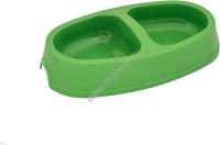 ДАРЭЛЛ ЕВРО 250 мл/250 мл миска для кошек и собак мелких пород пластиковая двойная, изумрудная 