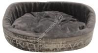 HOMEPET Plush №1 43 см х 38 см х 15 см диванчик графит для домашних животных