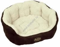 NOBBY TAIKA 65 см х 57 см х 22 см лежак мягкий коричневый бежевый 