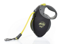 FLEXI Рулетка GIANT XL ремень 8 м свыше 50 кг, чёрный/неон