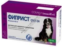 КРКА ФИПРИСТ СПОТ ОН 402 мг более 40 кг капли для собак от блох и клещей 