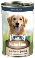 HAPPY DOG Natur Line 410 г консервы для собак ягненок с рисом 