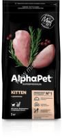 ALPHAPET SUPERPREMIUM 3 кг сухой корм для котят, беременных и кормящих кошек с цыпленком
