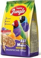 HAPPY JUNGLE 500 г корм для экзотических птиц 1х18