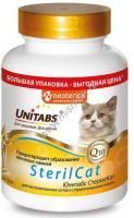 UNITABS SterilCat с Q10 200 таб для кошек 1х12