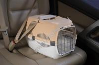 ДАРЭЛЛ Спутник-1 43х29х27,5 см до 9 кг переноска для животных с металлической дверцей, серо-песочная 