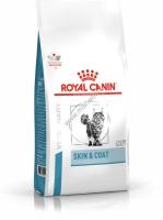 ROYAL CANIN VD SKIN & COAT FELINE 3,5 кг ветеринарная диета, сухой корм для кошек кастрированных или стерилизованных с повышенной чувствительностью кожи и шерсти с мо