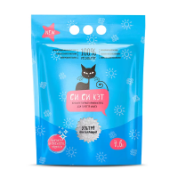 СиСиКэт 7,6 л впитывающий силикагелевый наполнитель для кошачьих туалетов 