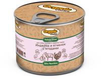 Organic Сhoice 240 г консервы для собак мелких и средних пород индейка и ягненок с ягодами 