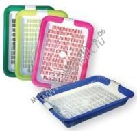 ZOOexpress КИС 32,5х23,5х5 см туалет для кошек с сеткой малый 